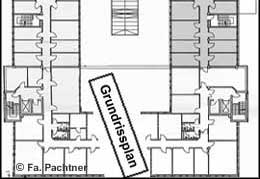Grundrissplan eines Vollgeschoßes